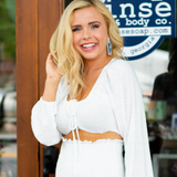 Say Yes White Matching Set - Pink Peach Boutique