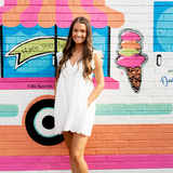 Truth Be Told Romper Dress - Pink Peach Boutique