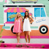 Truth Be Told Romper Dress - Pink Peach Boutique