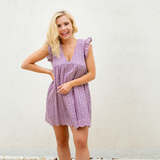 Truth Be Told Romper Dress - Pink Peach Boutique