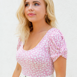Sorority  Ready Pink Bodysuit - Pink Peach Boutique
