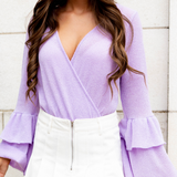 In Love Lavender Bodysuit - Pink Peach Boutique