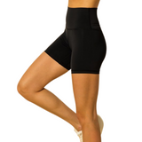 Seamless Bike Shorts - Black - Pink Peach Boutique