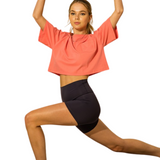 Seamless Bike Shorts - Black - Pink Peach Boutique