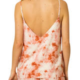 Tie Dye Print Lounge Set - Apricot - Pink Peach Boutique