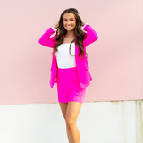 Pretty Little Thing Pink Blazer - Pink Peach Boutique