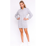 Unstoppable Sweatshirt Dress - Pink Peach Boutique