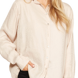 Wild About You Collared Shirt - Pink Peach Boutique