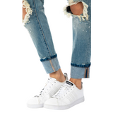 KanCan High Rise Boyfriend Jean - Pink Peach Boutique