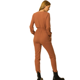 Copy of Ready To Go  Jogger Jumper - Rust - Pink Peach Boutique