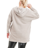 Mineral Washed Hoodie Plus - Taupe - Pink Peach Boutique