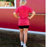 Georgia Smile T-Shirt - Red - Pink Peach Boutique