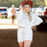 Whip Cream Short Set - Pink Peach Boutique