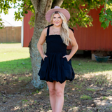 Dream Girl Bubble Hem Dress - Pink Peach Boutique