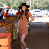 Brown Sugar Faux Suede Dress - Pink Peach Boutique