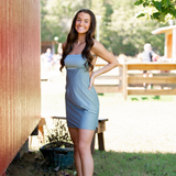 Flattered Satin Dress - Sage - Pink Peach Boutique