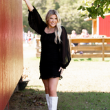 Magic at Midnight Black Dress - Pink Peach Boutique