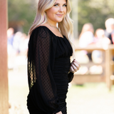 Magic at Midnight Black Dress - Pink Peach Boutique