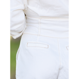 White Mocha Utility Romper - Pink Peach Boutique