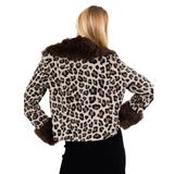 Out Of The Wild Faux Fur Coat - Pink Peach Boutique