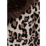 Out Of The Wild Faux Fur Coat - Pink Peach Boutique