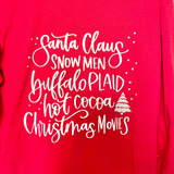 Christmas T-shirt - Red - Pink Peach Boutique