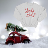 Santa Baby Heart Sweatshirt - Pink Peach Boutique