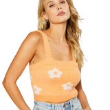 Dream Floral Sweater Tank - Pink Peach Boutique
