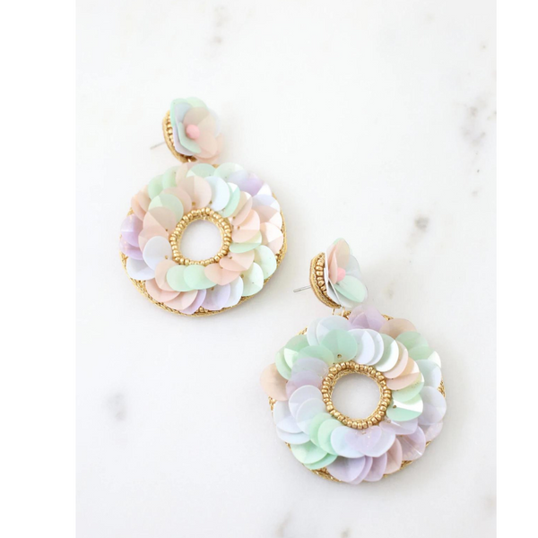 Spring Bloom Drop Earring - Pink Peach Boutique