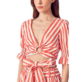 Somewhere In Paradise Top - Pink Peach Boutique