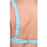 Smocked Gingham Bikini Set - Pink Peach Boutique