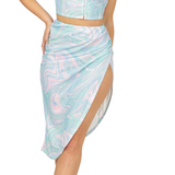 Ocean Breeze Blue Skirt - Pink Peach Boutique