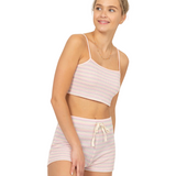Sunday Morning Crochet Two-Piece Short Set - Pink Peach Boutique