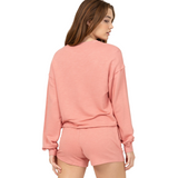 Lazy Days Two-Piece Lounge Set - Pink Peach Boutique