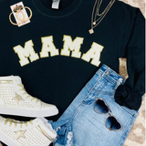 mama patch sweatshirt - pink peach boutique