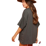 cool mom graphic shirt - pink peach boutique