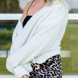 Alpaca Knit Sweater - Cream - Pink Peach Boutique