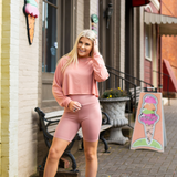Pink Bike Short Set - Pink Peach Boutique