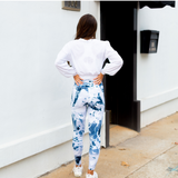 White Cropped Pullover - Pink Peach Boutique