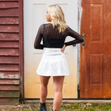 Star Dazed Mesh Crop Top - Pink Peach Boutique