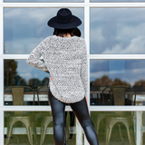 One And Only Black Star Sweater - Pink Peach Boutique