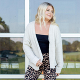 Alpaca Knit Sweater - Cream - Pink Peach Boutique