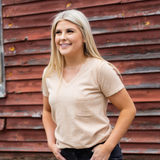 Classic Short Sleeve Shirt - Pink Peach Boutique