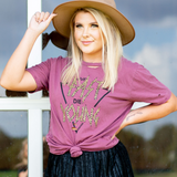 Live Fast Die Young Cheetah Shirt - Pink Peach Boutique