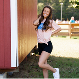 Georgia Bless Your Heart Graphic Tee - Peach - Pink Peach Boutique
