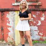 Stars Go Dim Crop Top - Black - Pink Peach Boutique