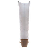 Giddy Up Cowgirl Boot - White - Pink Peach Boutique
