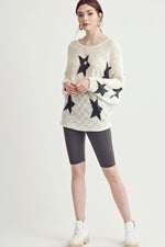 Counting Stars Ivory Sweater - Pink Peach Boutique