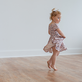 Girl Pink Leopard Dress - Pink Peach Boutique