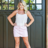 Pearl Embellished Cami - Pink Peach Boutique